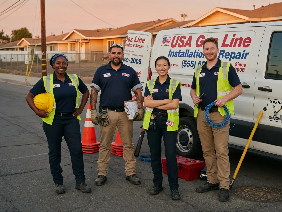 Gas Line Installation company in Lehr, ND